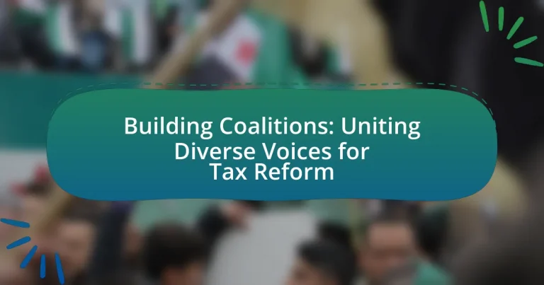 Building Coalitions: Uniting Diverse Voices for Tax Reform