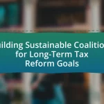 Building Sustainable Coalitions for Long-Term Tax Reform Goals
