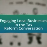 Engaging Local Businesses in the Tax Reform Conversation