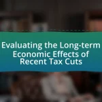 Evaluating the Long-term Economic Effects of Recent Tax Cuts