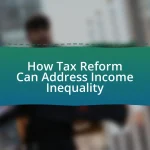How Tax Reform Can Address Income Inequality