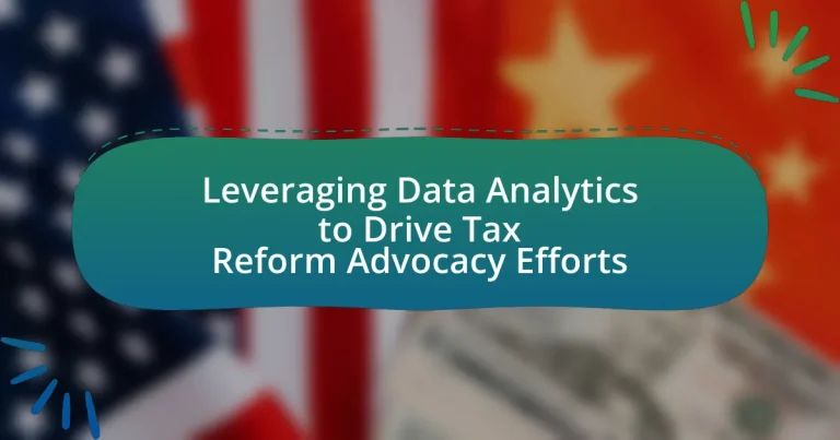 Leveraging Data Analytics to Drive Tax Reform Advocacy Efforts