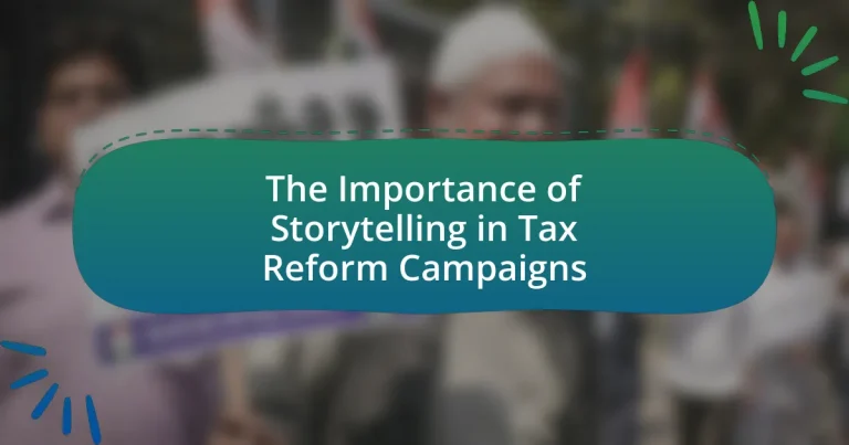 The Importance of Storytelling in Tax Reform Campaigns