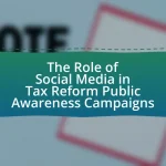 The Role of Social Media in Tax Reform Public Awareness Campaigns