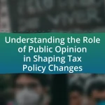 Understanding the Role of Public Opinion in Shaping Tax Policy Changes