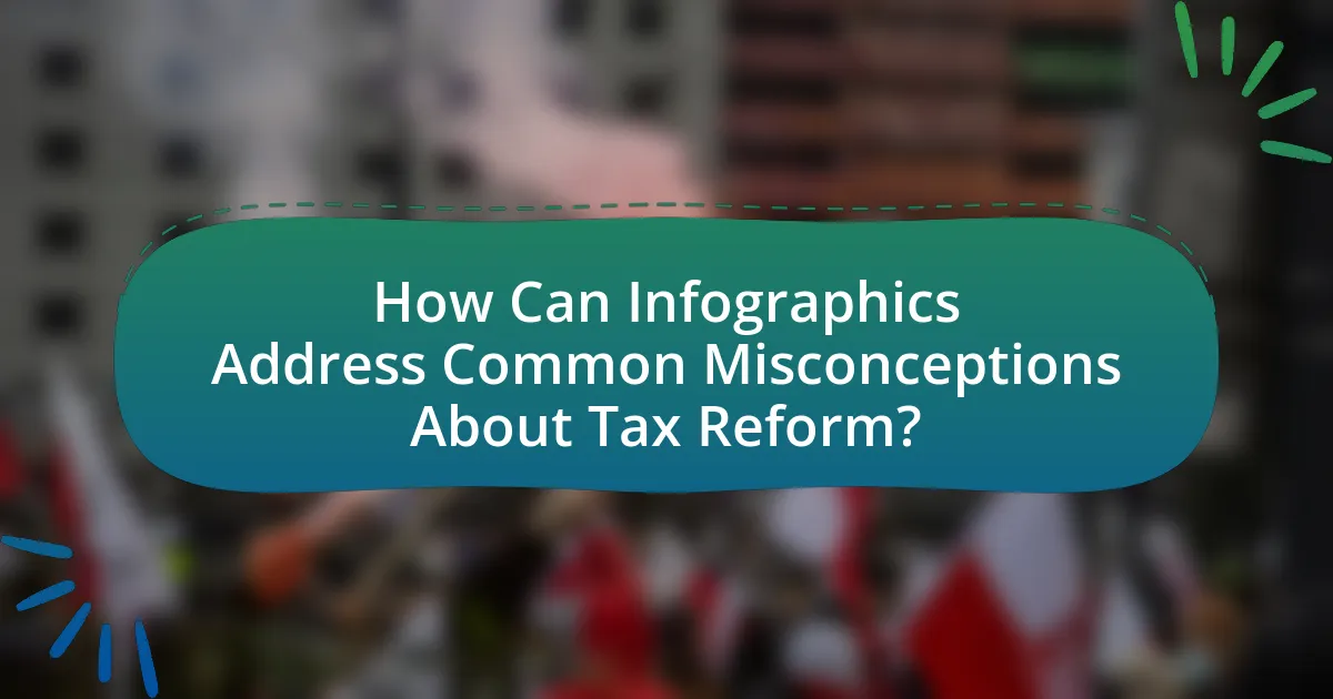 How Can Infographics Address Common Misconceptions About Tax Reform?